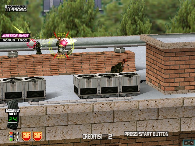 Image in-game du jeu Confidential Mission sur Naomi