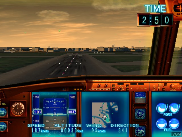 Image in-game du jeu Airline Pilots sur Naomi