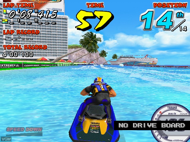 Image in-game du jeu Wave Runner GP sur Naomi