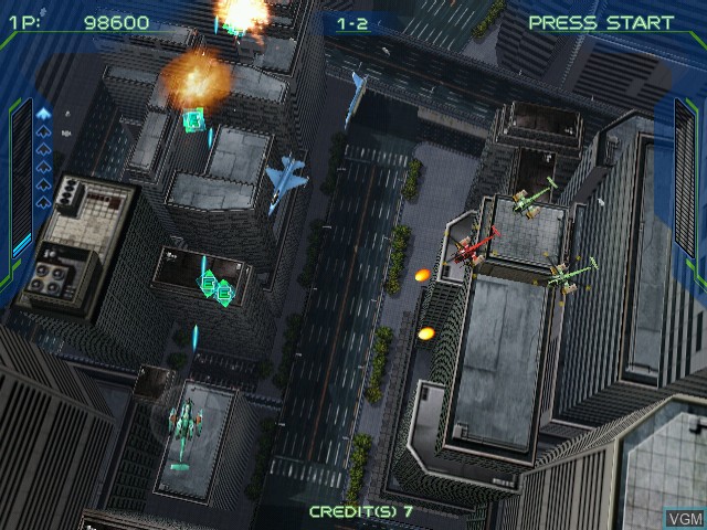 Image in-game du jeu Zero Gunner 2 sur Naomi
