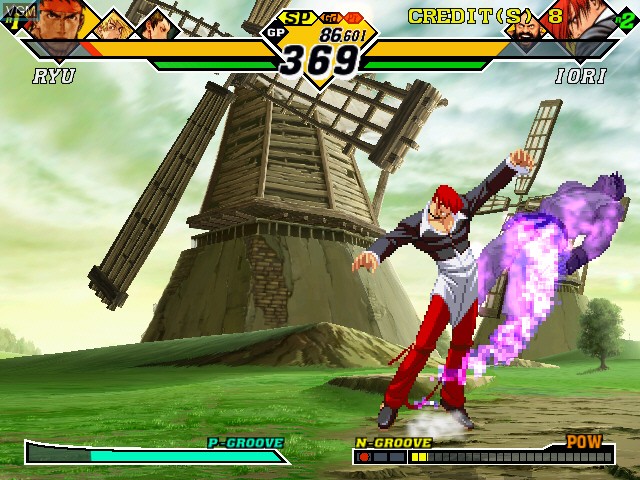 Image in-game du jeu Capcom Vs. SNK 2 - Millionaire Fighting 2001 sur Naomi