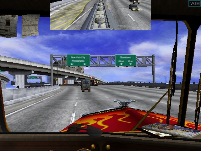 Image in-game du jeu 18 Wheeler sur Naomi