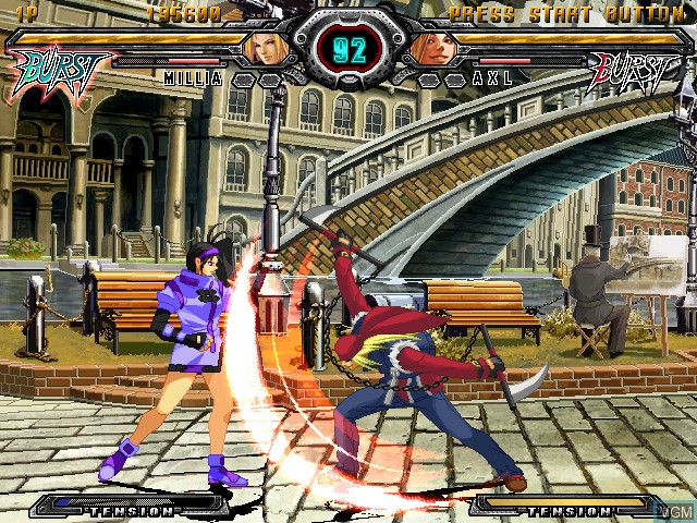 Image in-game du jeu Guilty Gear XX Accent Core sur Naomi