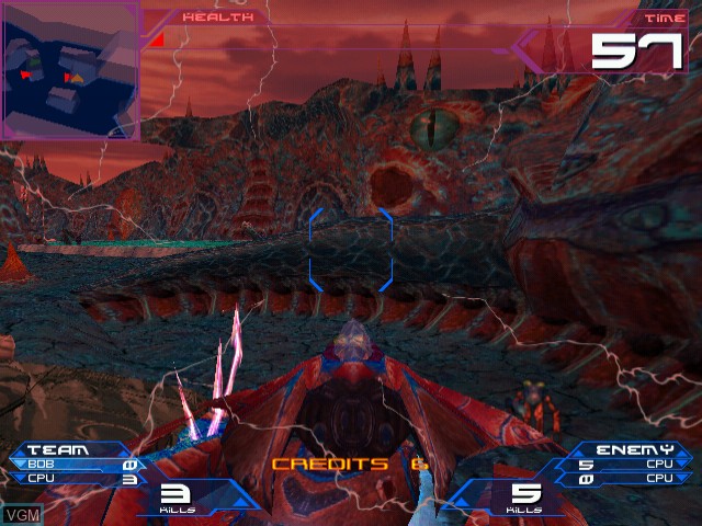 Image in-game du jeu Alien Front sur Naomi