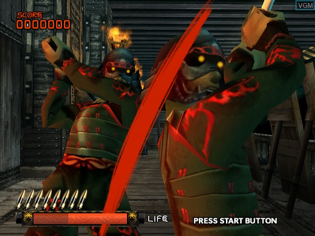 Image in-game du jeu Ninja Assault sur Naomi