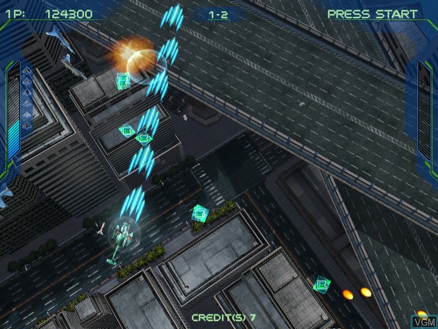 Image in-game du jeu Zero Gunner 2 sur Naomi