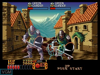 Image in-game du jeu Crossed Swords II sur SNK NeoGeo CD