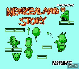 Image de l'ecran titre du jeu New Zealand Story sur Nintendo NES