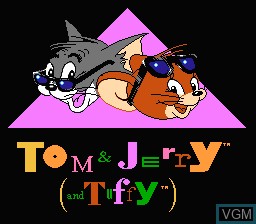 Image de l'ecran titre du jeu Tom & Jerry sur Nintendo NES