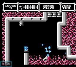 Image du menu du jeu Cybernoid - The Fighting Machine sur Nintendo NES