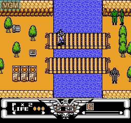 Image in-game du jeu Silver Eagle sur Nintendo NES