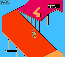 Image in-game du jeu 720 Degrees sur Nintendo NES