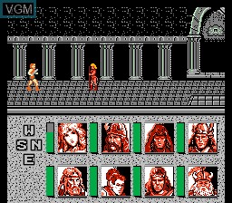 Image in-game du jeu Advanced Dungeons & Dragons - Heroes of the Lance sur Nintendo NES