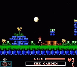 Image in-game du jeu Addams Family, The sur Nintendo NES