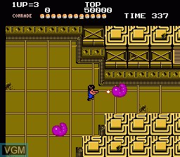 Image in-game du jeu Alien Syndrome sur Nintendo NES