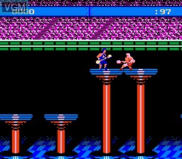 Image in-game du jeu American Gladiators sur Nintendo NES