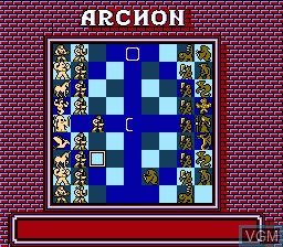 Image in-game du jeu Archon sur Nintendo NES