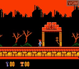 Image in-game du jeu Back to the Future II & III sur Nintendo NES