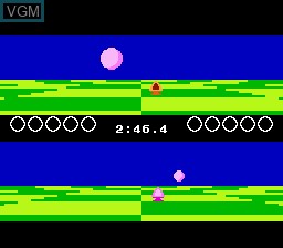 Image in-game du jeu Ballblazer sur Nintendo NES