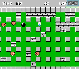 Image in-game du jeu Bomberman sur Nintendo NES