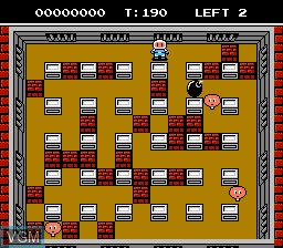 Image in-game du jeu Bomberman II sur Nintendo NES