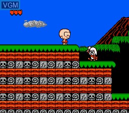 Image in-game du jeu Bonk's Adventure sur Nintendo NES