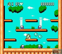Image in-game du jeu Bubble Bobble Part 2 sur Nintendo NES