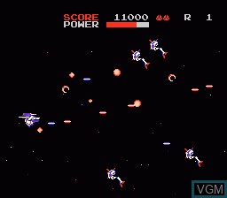 Image in-game du jeu Choujikuu Yousai Macross sur Nintendo NES