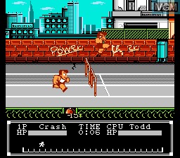Image in-game du jeu Crash 'n the Boys - Street Challenge sur Nintendo NES