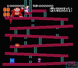 Image in-game du jeu Donkey Kong Classics sur Nintendo NES