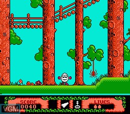Image in-game du jeu Dizzy the Adventurer sur Nintendo NES