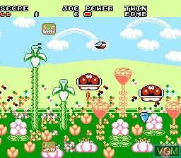 Image in-game du jeu Fantasy Zone II - Opa-Opa no Namida sur Nintendo NES