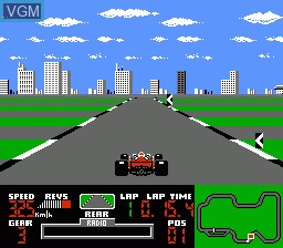 Image in-game du jeu Ferrari Grand Prix Challenge sur Nintendo NES