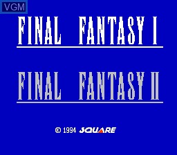Image in-game du jeu Final Fantasy I & II sur Nintendo NES