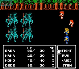 Image in-game du jeu Final Fantasy II sur Nintendo NES