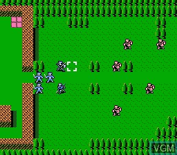 Image in-game du jeu Fire Emblem Gaiden sur Nintendo NES