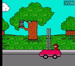 Image in-game du jeu Fisher-Price - Firehouse Rescue sur Nintendo NES
