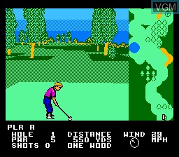 Image in-game du jeu Greg Norman's Golf Power sur Nintendo NES