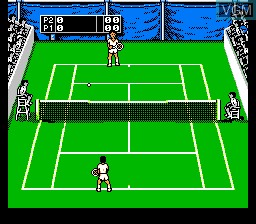 Image in-game du jeu Jimmy Connors Tennis sur Nintendo NES