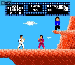 Image in-game du jeu Karate Champ sur Nintendo NES