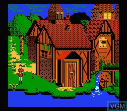 Image in-game du jeu King's Quest V sur Nintendo NES