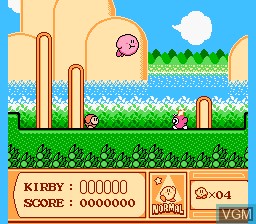 Image in-game du jeu Kirby's Adventure sur Nintendo NES