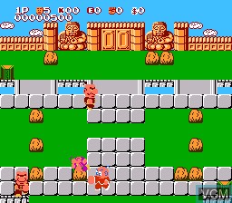 Image in-game du jeu Kung-Fu Heroes sur Nintendo NES