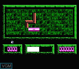 Image in-game du jeu Loopz sur Nintendo NES