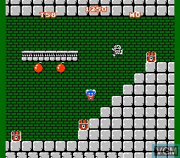 Image in-game du jeu Mighty Bomb Jack sur Nintendo NES