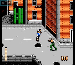Image in-game du jeu Rollergames sur Nintendo NES