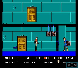 Image in-game du jeu Rolling Thunder sur Nintendo NES