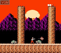 Image in-game du jeu Rygar sur Nintendo NES