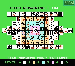 Image in-game du jeu Shanghai sur Nintendo NES