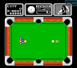 Image in-game du jeu Side Pocket sur Nintendo NES